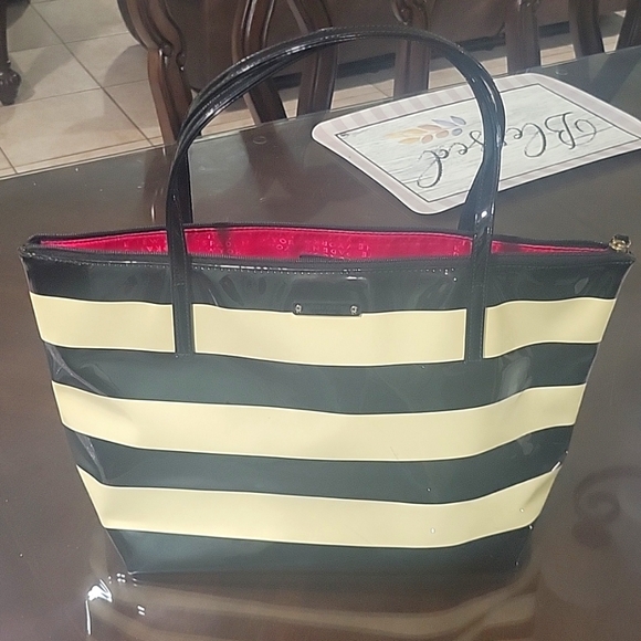 kate spade Handbags - Kate Spade tote bag,rubber material. Open to offers